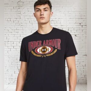 Black Graphic T-Shirt Men’s Medium NWT Short Sleeve Logo Print Streetwear Staple